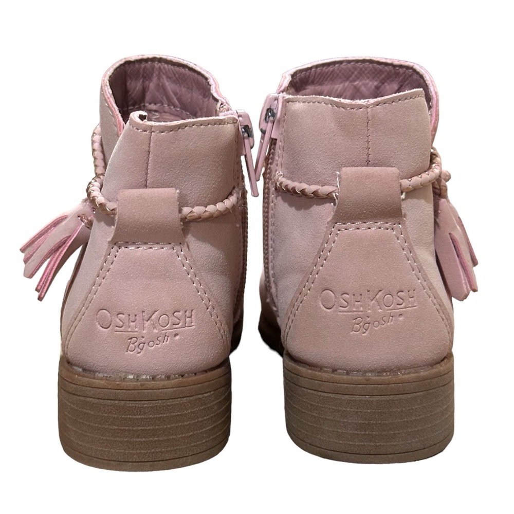 OSHKOSH B’GOSH Pink Toddler Boots w/ Tassel Size 8 - Picture 2 of 6